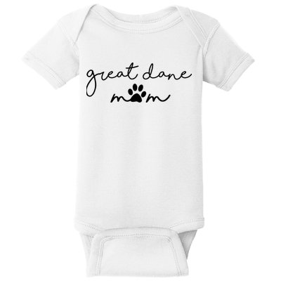 Great Dane Mom Baby Bodysuit