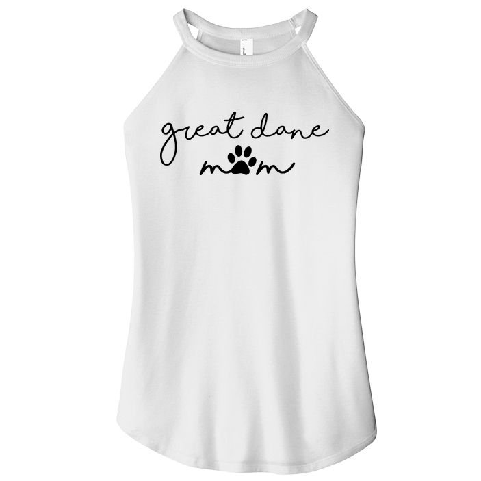 Great Dane Mom Women's Perfect Tri Rocker Tank