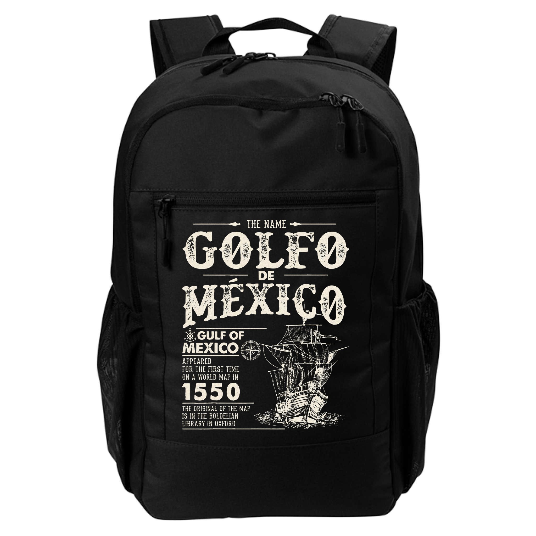Golfo De MéXico 1550 Gulf Of Mexico 1550 Retro Vintage Backpack