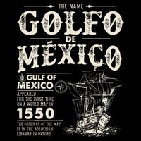 Golfo De MéXico 1550 Gulf Of Mexico 1550 Retro Vintage Backpack