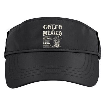 Golfo De MéXico 1550 Gulf Of Mexico 1550 Retro Vintage Adult Drive Performance Visor