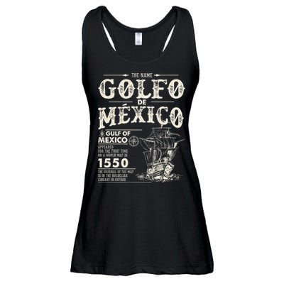 Golfo De MéXico 1550 Gulf Of Mexico 1550 Retro Vintage Ladies Essential Flowy Tank