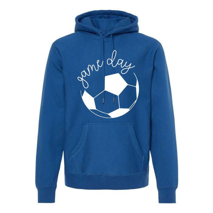 Game Day Mom Soccer Gift Premium Hoodie