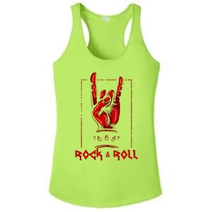 Guitar Death Metal Rock N Roll Music Ladies PosiCharge Competitor Racerback Tank