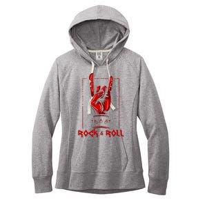 Guitar Death Metal Rock N Roll Music Women's Fleece Hoodie