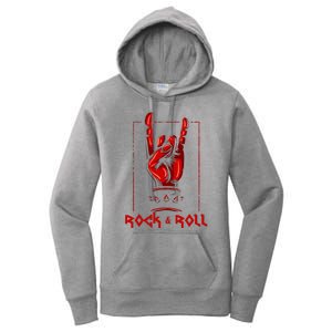 Guitar Death Metal Rock N Roll Music Women's Pullover Hoodie