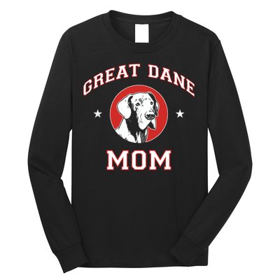 Great Dane Mom Dog Mother Long Sleeve Shirt