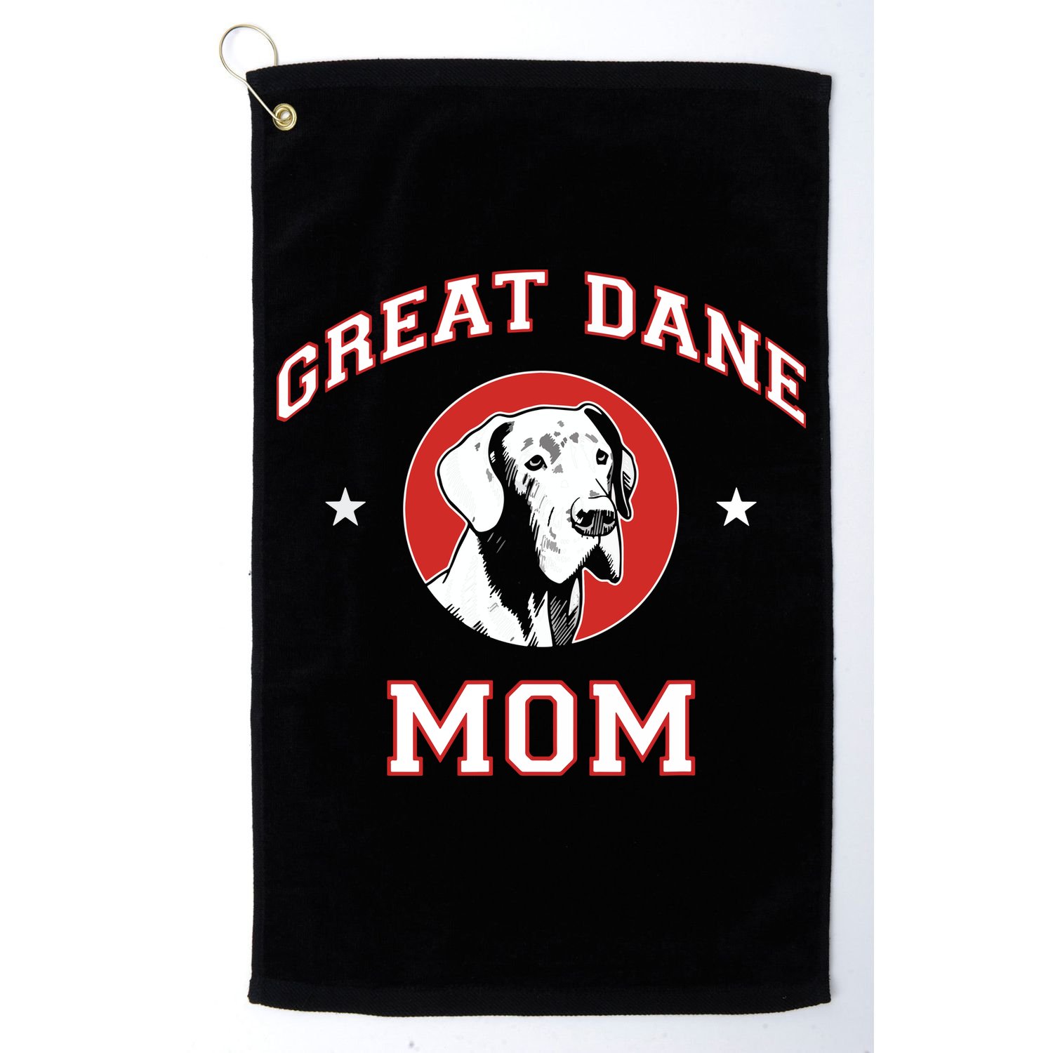 Great Dane Mom Dog Mother Golf Towel