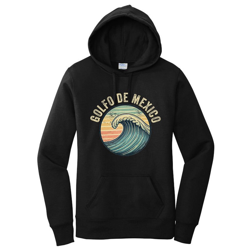 Golfo De Mexico Viva Mexico Gulf Of Mexico Souvenir Women's Pullover Hoodie