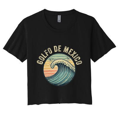 Golfo De Mexico Viva Mexico Gulf Of Mexico Souvenir Crop Top