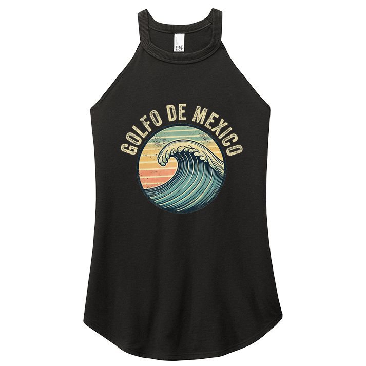 Golfo De Mexico Viva Mexico Gulf Of Mexico Souvenir Women's Perfect Tri Rocker Tank
