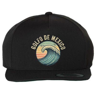 Golfo De Mexico Viva Mexico Gulf Of Mexico Souvenir Wool Snapback Cap