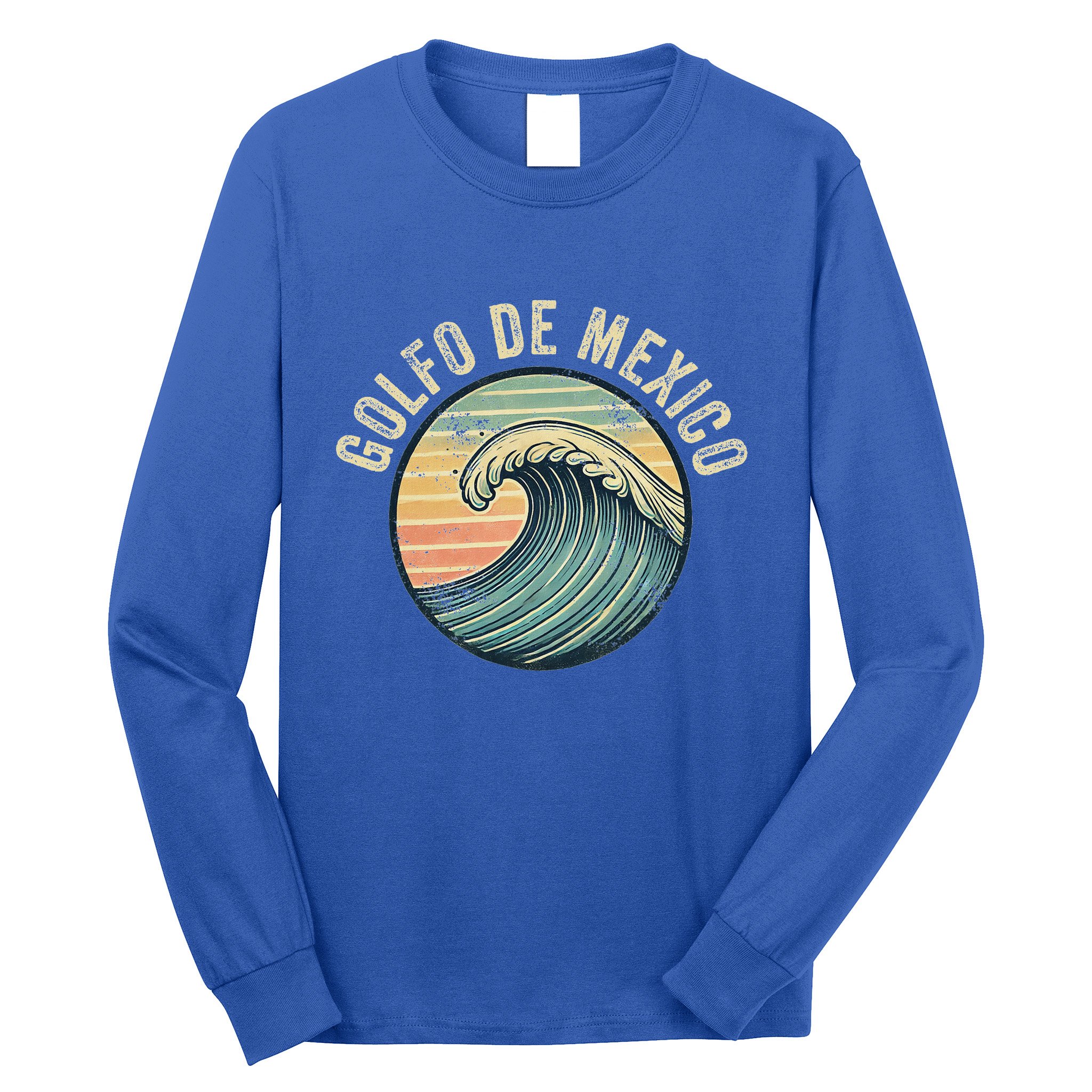 Golfo De Mexico Viva Mexico Gulf Of Mexico Souvenir Long Sleeve Shirt