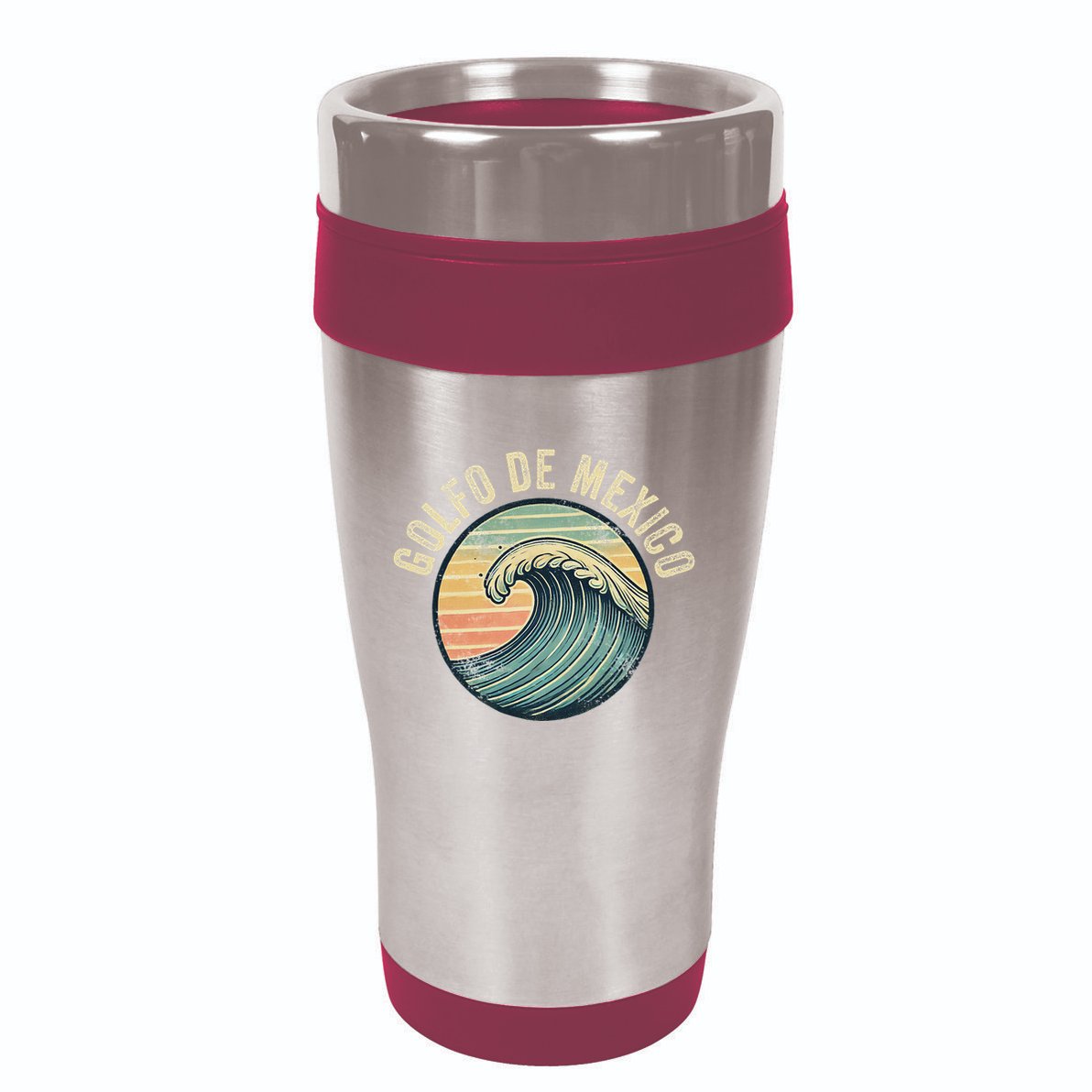 Golfo De Mexico Viva Mexico Gulf Of Mexico Souvenir 16oz Travel Tumbler