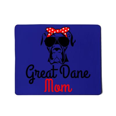 Great Dane Mom Vintage Funny Cute Dog Great Dane Mama Funny Gift Mousepad