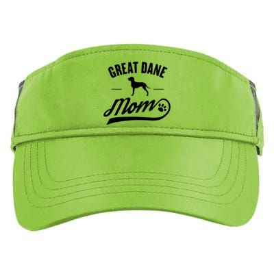 Great Dane Mom Dog Owner Lover Adult Drive Performance Visor