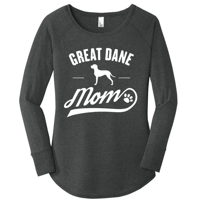 Great Dane Mom Dog Owner Lover Women's Perfect Tri Tunic Long Sleeve Shirt