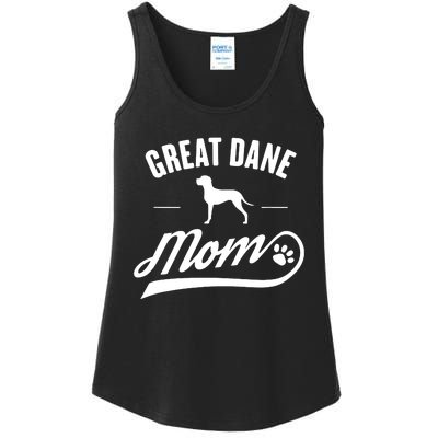 Great Dane Mom Dog Owner Lover Ladies Essential Tank