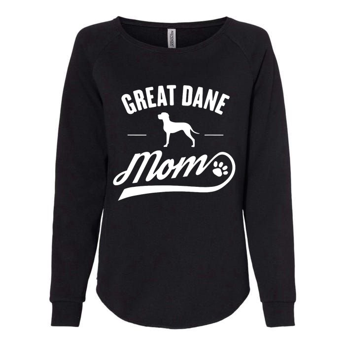 Great Dane Mom Dog Owner Lover Womens California Wash Sweatshirt