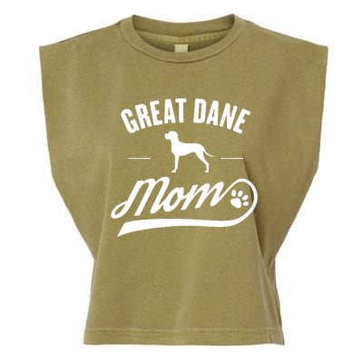 Great Dane Mom Dog Owner Lover Garment-Dyed Women's Muscle Tee