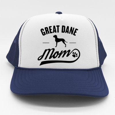 Great Dane Mom Dog Owner Lover Trucker Hat