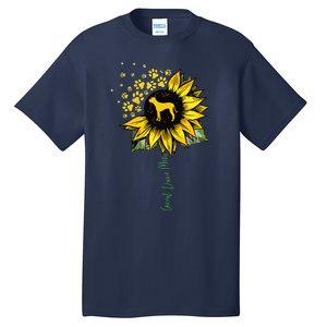 Great Dane Mom Sunflower Great Dane Lover Gifts Dog Mom Mama Tall T-Shirt