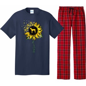 Great Dane Mom Sunflower Great Dane Lover Gifts Dog Mom Mama Pajama Set