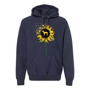 Great Dane Mom Sunflower Great Dane Lover Gifts Dog Mom Mama Premium Hoodie