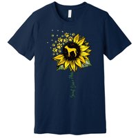 Great Dane Mom Sunflower Great Dane Lover Gifts Dog Mom Mama Premium T-Shirt