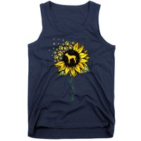 Great Dane Mom Sunflower Great Dane Lover Gifts Dog Mom Mama Tank Top