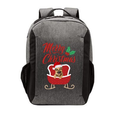 GermanShepherd Dog Merry Christmas Design For The Holiday Season! Vector Backpack