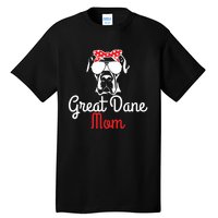 Great Dane Mom Vintage Funny Cute Dog Great Dane Mama Tall T-Shirt