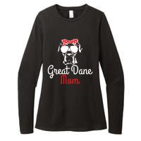 Great Dane Mom Vintage Funny Cute Dog Great Dane Mama Womens CVC Long Sleeve Shirt