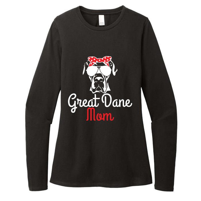 Great Dane Mom Vintage Funny Cute Dog Great Dane Mama Womens CVC Long Sleeve Shirt