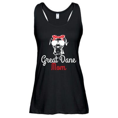 Great Dane Mom Vintage Funny Cute Dog Great Dane Mama Ladies Essential Flowy Tank