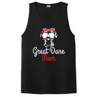 Great Dane Mom Vintage Funny Cute Dog Great Dane Mama PosiCharge Competitor Tank