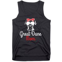 Great Dane Mom Vintage Funny Cute Dog Great Dane Mama Tank Top