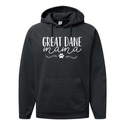 Great Dane Mom Performance Fleece Hoodie