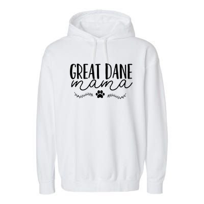 Great Dane Mom Garment-Dyed Fleece Hoodie