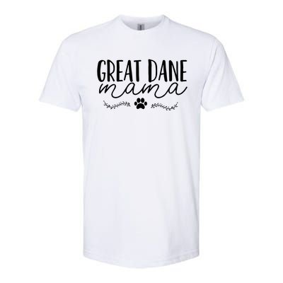 Great Dane Mom Softstyle CVC T-Shirt