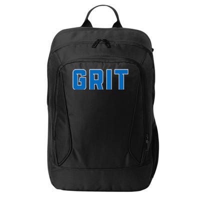 Grit Detroit Michigan Blue And White City Backpack