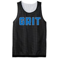 Grit Detroit Michigan Blue And White Mesh Reversible Basketball Jersey Tank