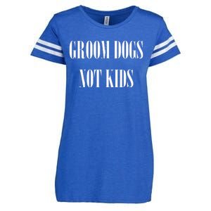 Groom Dogs Not Funny Dog Groomer Pet Enza Ladies Jersey Football T-Shirt