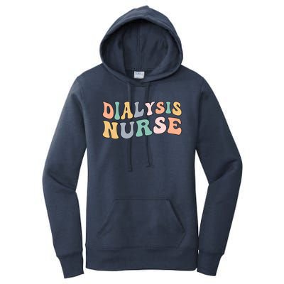 Groovy Dialysis Nurse Dialysis Nursing Gift Women's Pullover Hoodie