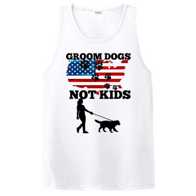 Groom Dogs Not Kids Funny Dogs Cute Meme  PosiCharge Competitor Tank