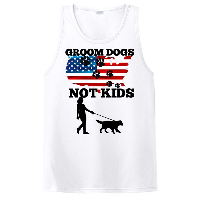 Groom Dogs Not Kids Funny Dogs Cute Meme  PosiCharge Competitor Tank