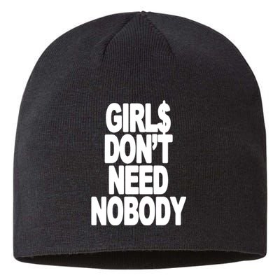 Girl$ DonT Need Nobody Blur Sustainable Beanie