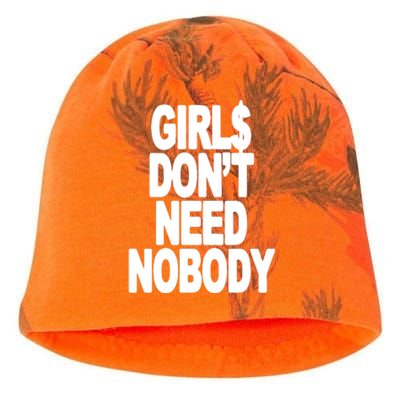 Girl$ DonT Need Nobody Blur Kati - Camo Knit Beanie