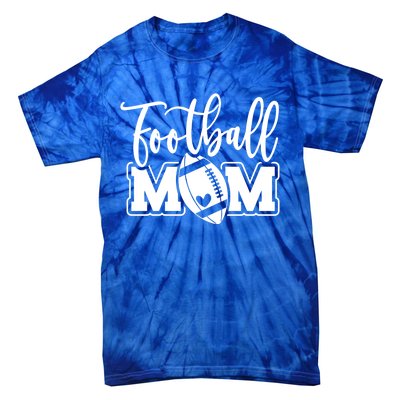 Game Day Or High School Football Mama Football Mom Great Gift Tie-Dye T-Shirt