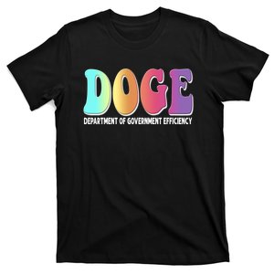 Groovy Department Of Government Efficiency Doge T-Shirt